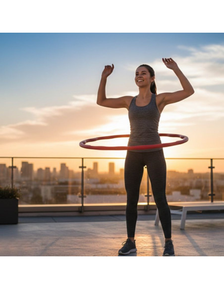 Body sculpture hula hop z wypustkami bb 6412