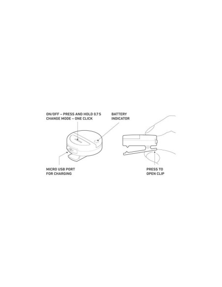 Lampka rowerowa bookman eclipse