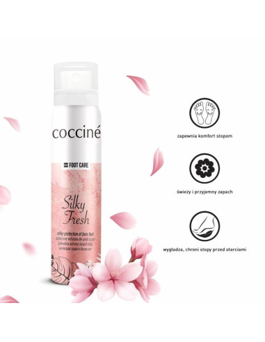 Preparat coccine jedwab do stóp silky fresh