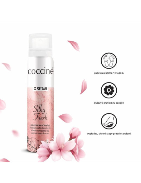 Preparat coccine jedwab do stóp silky fresh