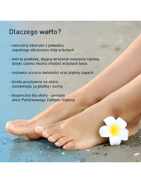 Preparat coccine jedwab do stóp silky fresh