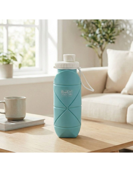 Body sculpture butelka na wodę składana niebieska bb 25bl