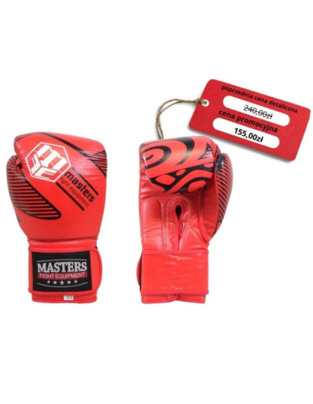 Rękawice bokserskie masters rbt-red
