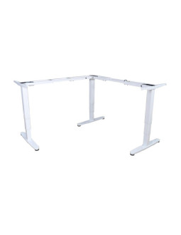 Wyposażenie ramy biurka w potrójny silnik elektryczny o udźwigu 150 kg w kształcie litery l