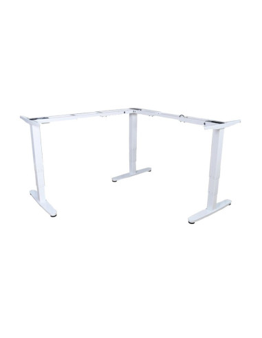 Wyposażenie ramy biurka w potrójny silnik elektryczny o udźwigu 150 kg w kształcie litery l