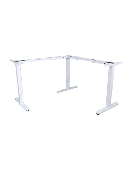 Wyposażenie ramy biurka w potrójny silnik elektryczny o udźwigu 150 kg w kształcie litery l