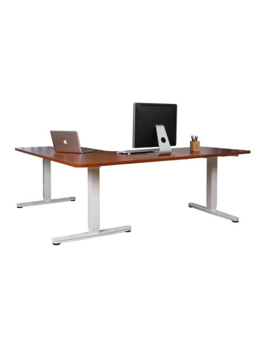 Wyposażenie ramy biurka w potrójny silnik elektryczny o udźwigu 150 kg w kształcie litery l