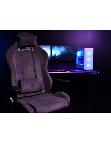 Arozzi gaming stuhl toretta fioletowy softfabric