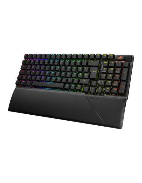 Asus rog strix scope ii 96 wireless klawiatura gaming usb + rf wireless + bluetooth qwertz niemiecki czarny