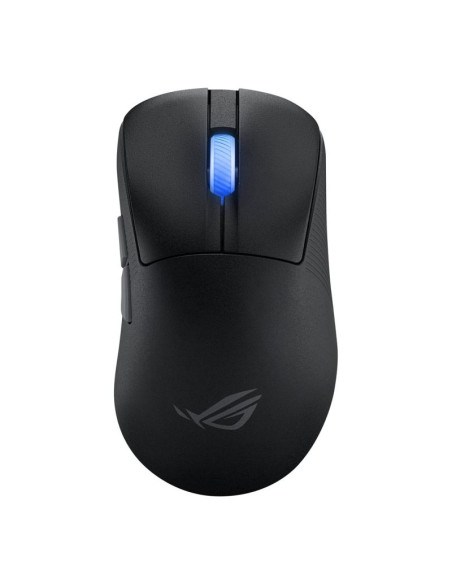 Asus rog keris ii ace wireless aimpoint black myszka gaming po prawej stronie rf wireless + bluetooth + usb type-a optyczny 4200