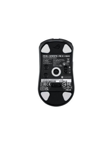Myszka gaming asus rog harpe ace mini oburęczny rf wireless + bluetooth + usb type-c optyczny 42000 dpi