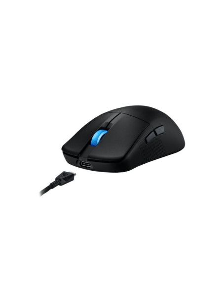 Myszka gaming asus rog harpe ace mini oburęczny rf wireless + bluetooth + usb type-c optyczny 42000 dpi