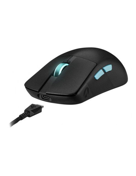 Asus rog harpe ace aim lab edition myszka gaming oburęczny rf wireless + bluetooth + usb type-a optyczny 36000 dpi