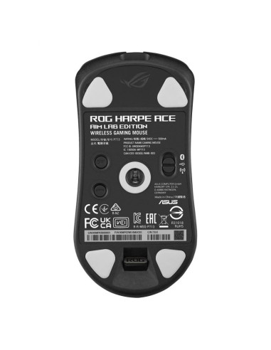 Asus rog harpe ace aim lab edition myszka gaming oburęczny rf wireless + bluetooth + usb type-a optyczny 36000 dpi