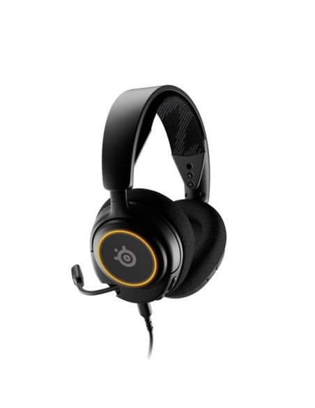 Steelseries arctis nova 3 zestaw słuchawkowy przewodowa opaska na głowę gaming usb type-c czarny