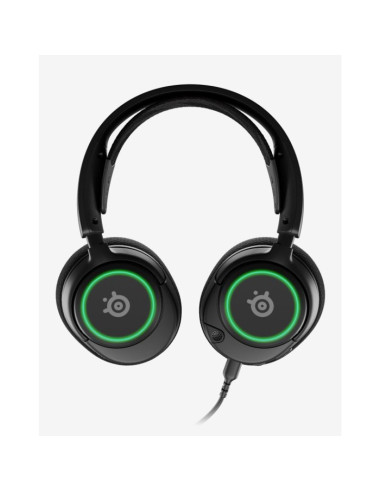 Steelseries arctis nova 3 zestaw słuchawkowy przewodowa opaska na głowę gaming usb type-c czarny