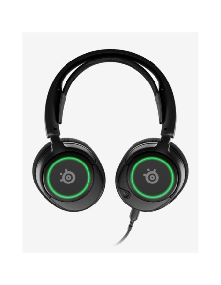 Steelseries arctis nova 3 zestaw słuchawkowy przewodowa opaska na głowę gaming usb type-c czarny