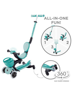 Hulajnoga z siedziskiem jeździk go•up baby 360 lights (844-210) 2