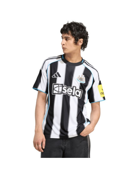Koszulka męska adidas newcastle united fc 25/26 home biało-czarna ji7382