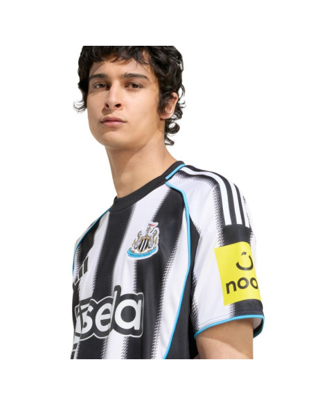 Koszulka męska adidas newcastle united fc 25/26 home biało-czarna ji7382