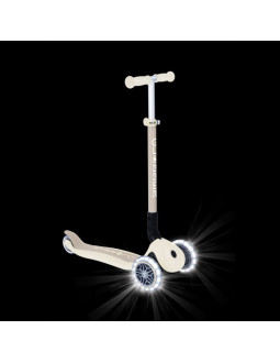 Hulajnoga globber primo foldable lights ecologic - coconut (696-566-2) 2