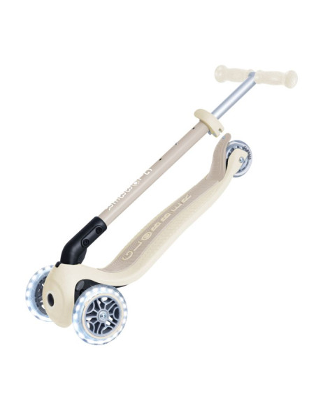 Hulajnoga globber primo foldable lights ecologic - coconut (696-566-2)