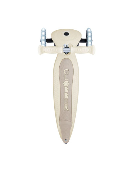 Hulajnoga globber primo foldable lights ecologic - coconut (696-566-2)