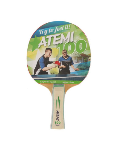 Rakietka do tenista stołowego atemi 100