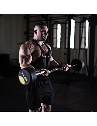 Sztanga/gryf łamany gumowany 20 kg hms gsl-20