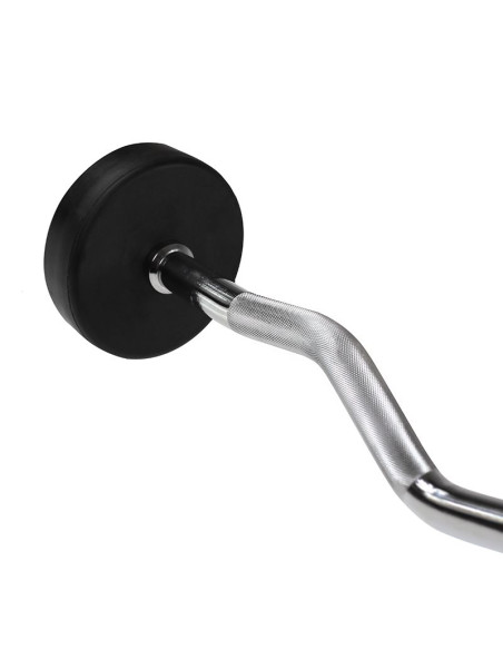 Sztanga/gryf łamany gumowany 20 kg hms gsl-20