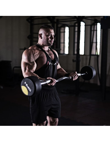 Sztanga/gryf łamany gumowany 20 kg hms gsl-20