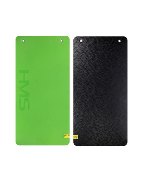 Mata fitness klubowa z otworami hms premium mfk01 green-black