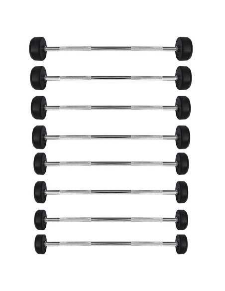 Sztanga/gryf stały gumowany hms 40 kg gsg-40