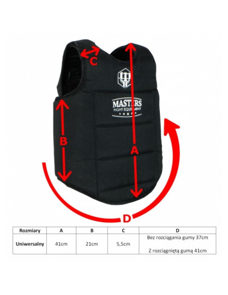 Ochraniacze tułowia masters jr