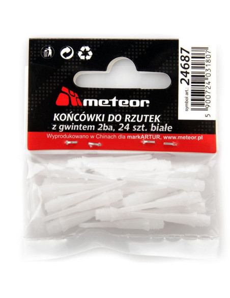 Końcówki do darta meteor 24 szt.