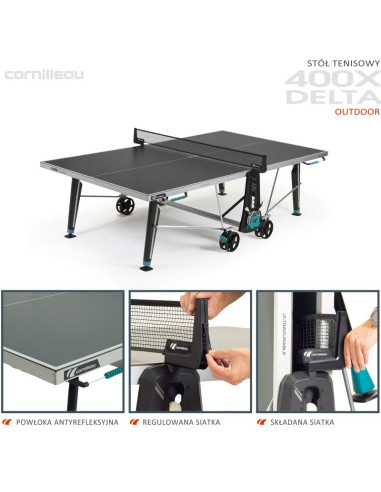 Stół tenisowy cornilleau 400x delta