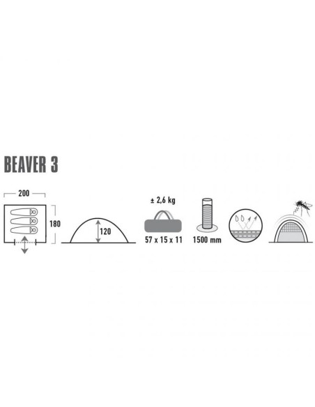 Namiot high peak beaver 3 10320