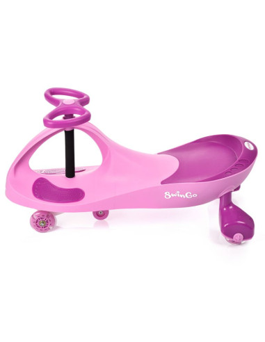 Jeździk grawitacyjny meteor swingo różowy