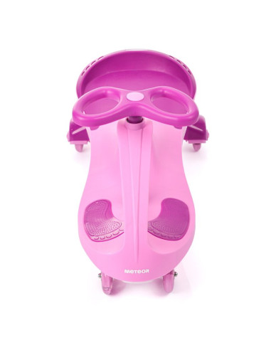 Jeździk grawitacyjny meteor swingo różowy