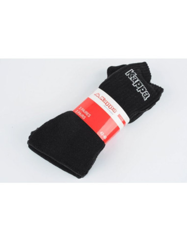 Skarpetki kappa czarne długie 34113iw