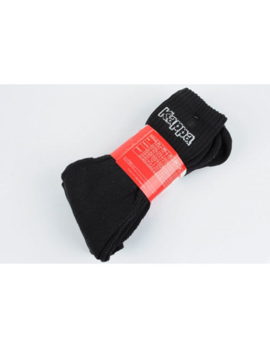 Skarpetki kappa czarne długie 34113iw