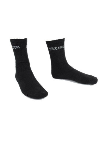 Skarpetki kappa czarne długie 34113iw