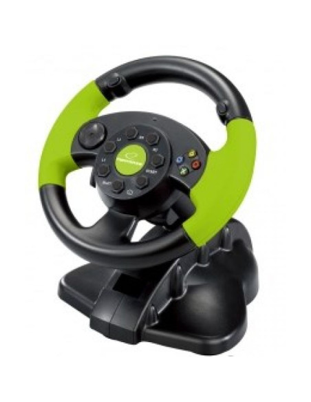 Kierownica esperanza eg104 (pc, xbox 360  kolor czarno-zielony)