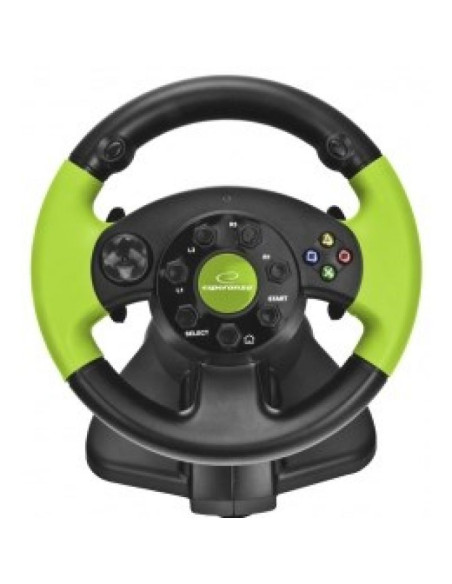 Kierownica esperanza eg104 (pc, xbox 360  kolor czarno-zielony)