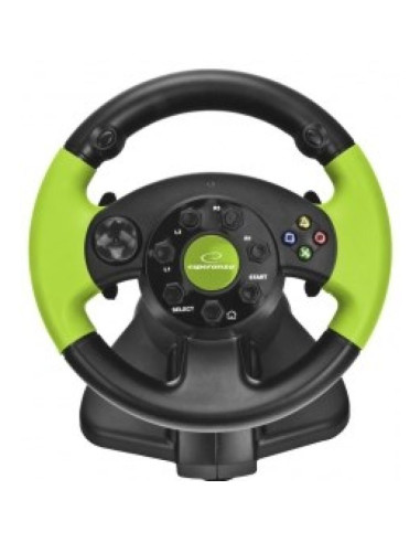 Kierownica esperanza eg104 (pc, xbox 360  kolor czarno-zielony)