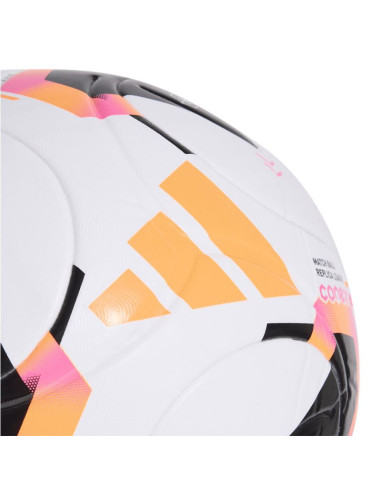 Piłka nożna adidas conext 26 league biało-czarno-pomarańczowa ke5865