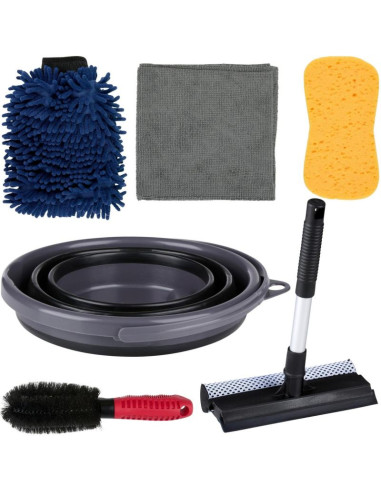 Zestaw do sprzątania samochodu 7 elementów dirt devil