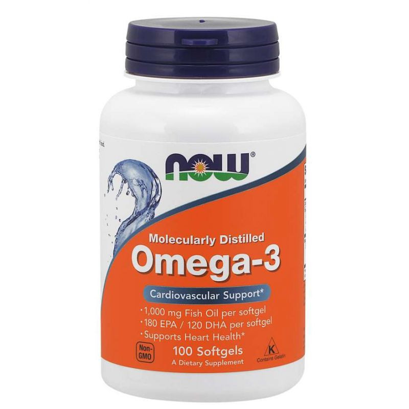 Omega 3 - DHA 120 mg + EPA 180 mg (100 kaps.)