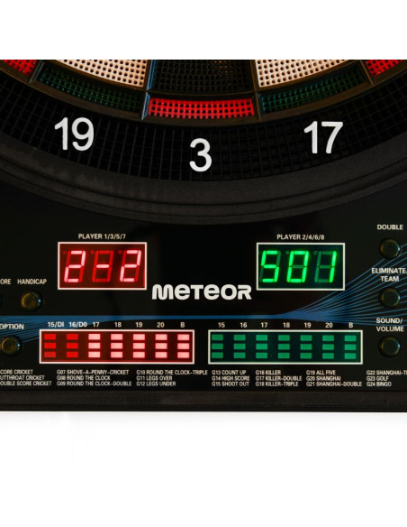 Tarcza do darta meteor elektroniczna 4-led 24689