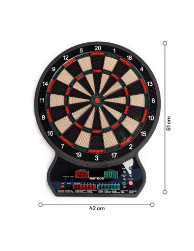 Tarcza do darta meteor elektroniczna 4-led 24689